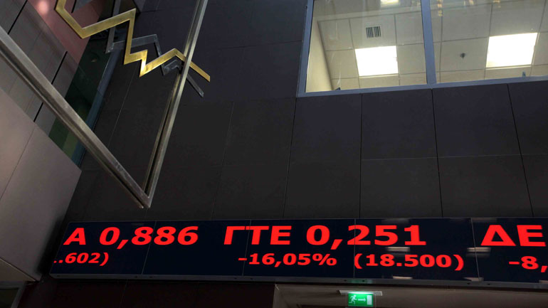 Σε αρνητικό έδαφος το Χρηματιστήριο Αθηνών